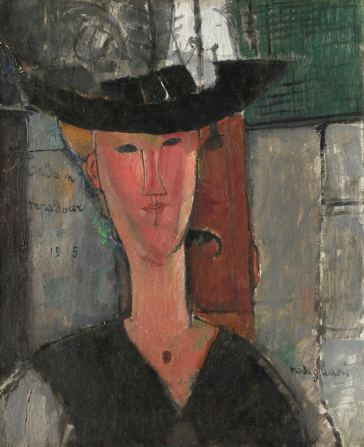 Amedeo Modigliani - Madam Pompadour (1915)