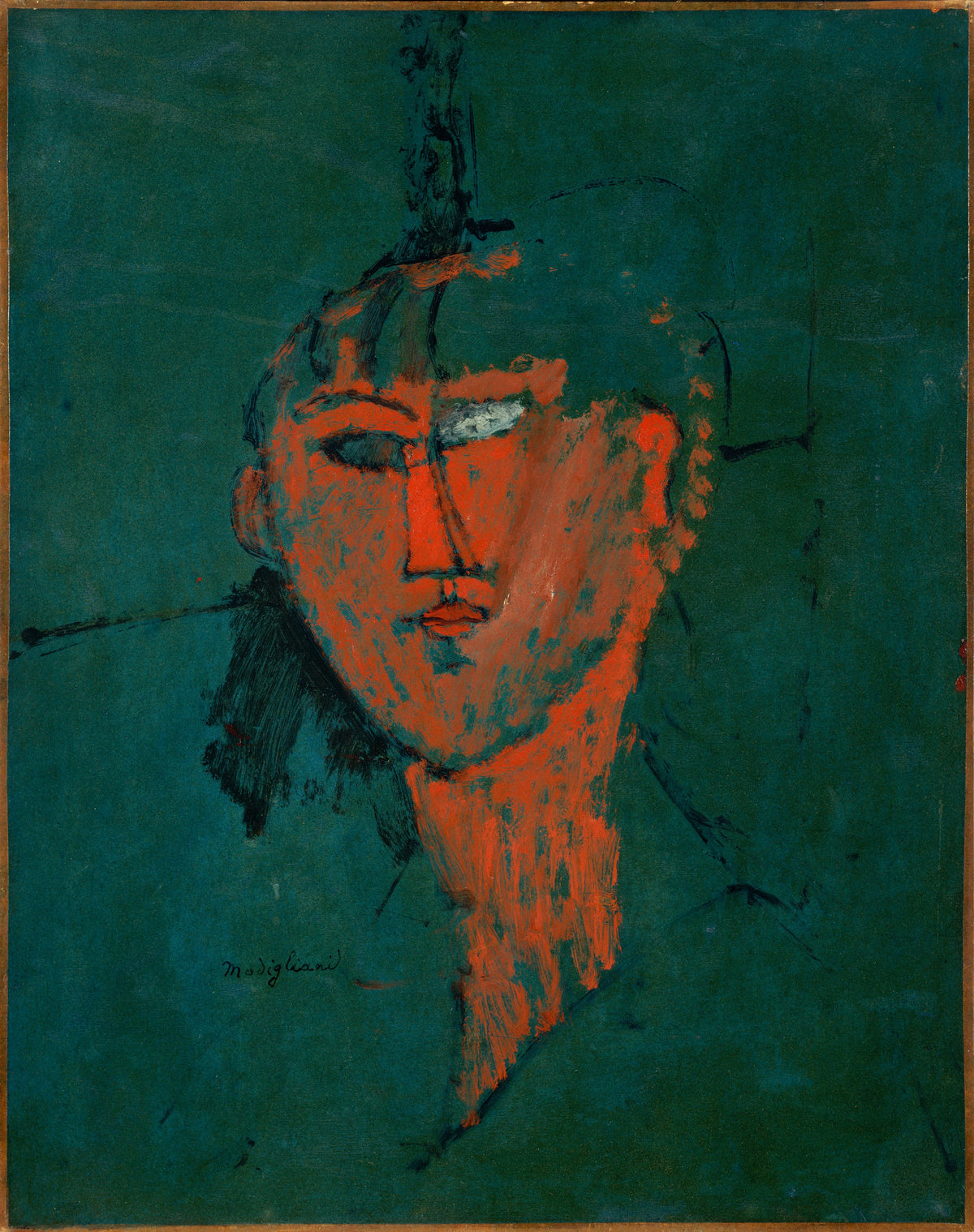 Amedeo Modigliani - Tête rouge (1915)