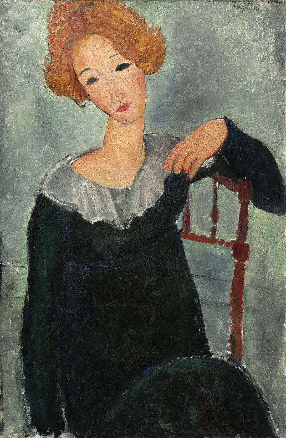 Amedeo Modigliani - Woman with Red Hair (1917)