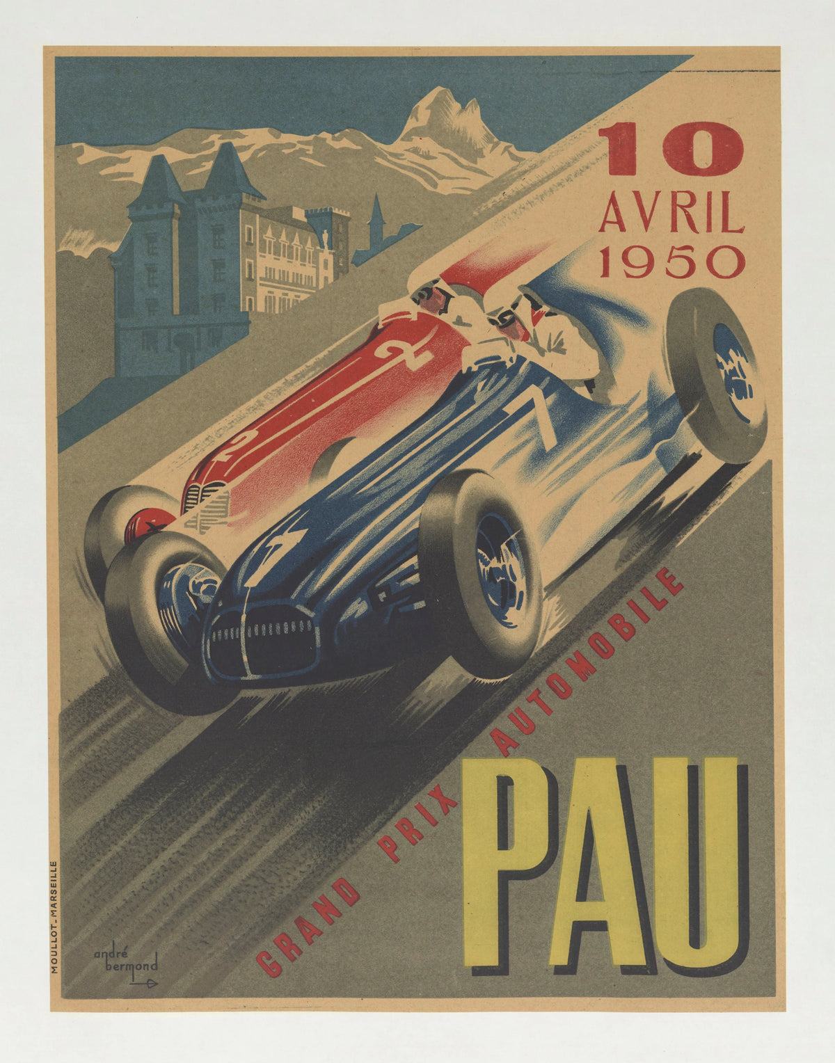 André Bermond - Grand prix automobile Pau - 10 avril 1950 (1950)
