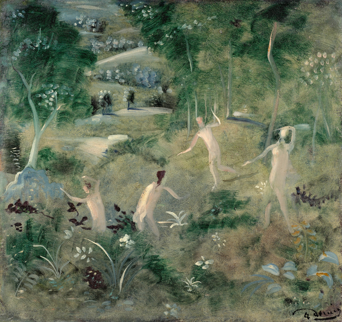 André Derain - Ebats de nymphes en forêt (circa 1942-1945)