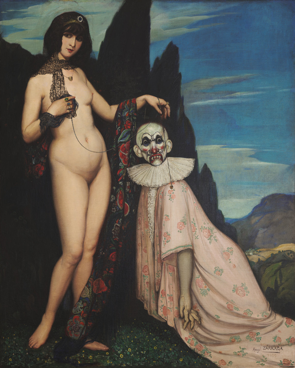 Ángel Zárraga - The Woman and the Puppet (1909)