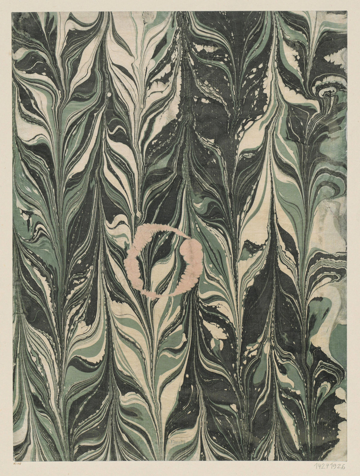 Anna Plate - Marmorpapier (1897)