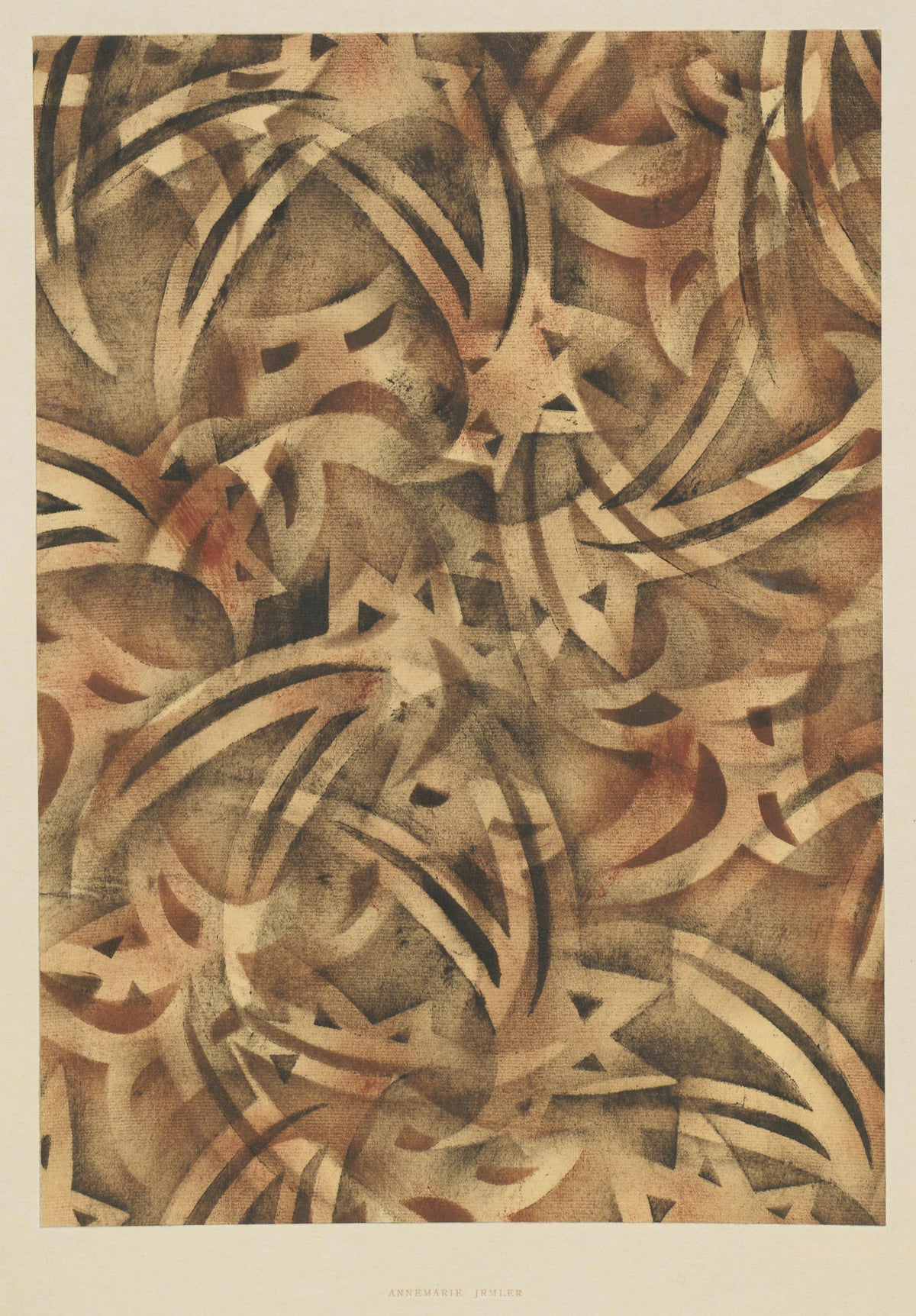 Annemarie Irmler - Schabloniertes Papier (1915 - 1927)
