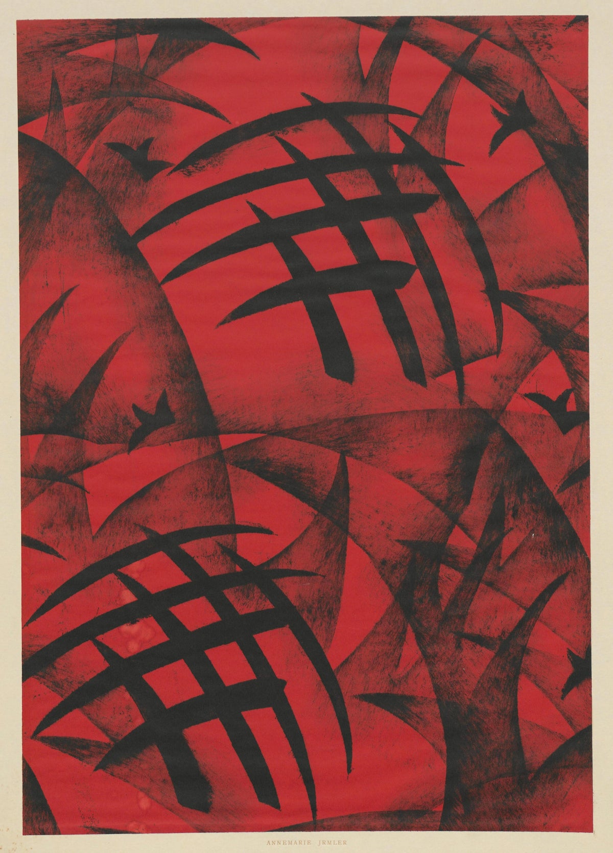 Annemarie Irmler - Schabloniertes Papier (1915 - 1927)
