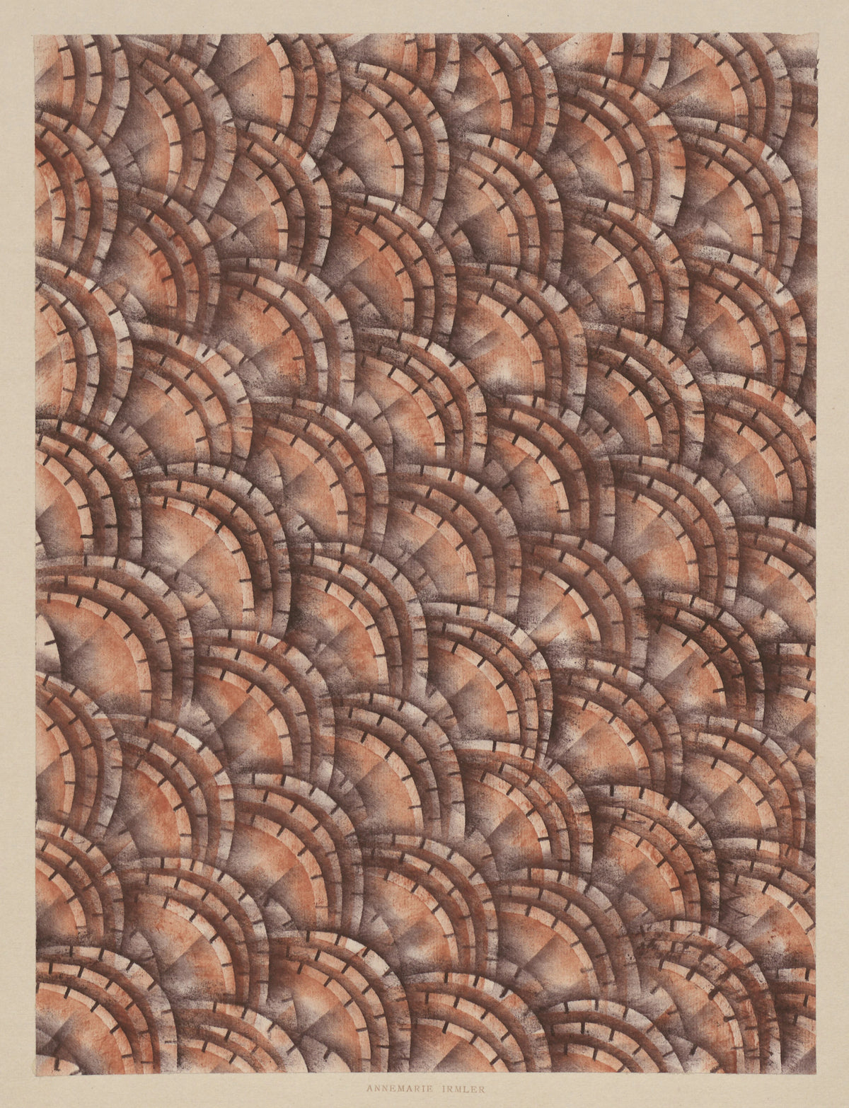 Annemarie Irmler - Schabloniertes Papier (1915 - 1927)