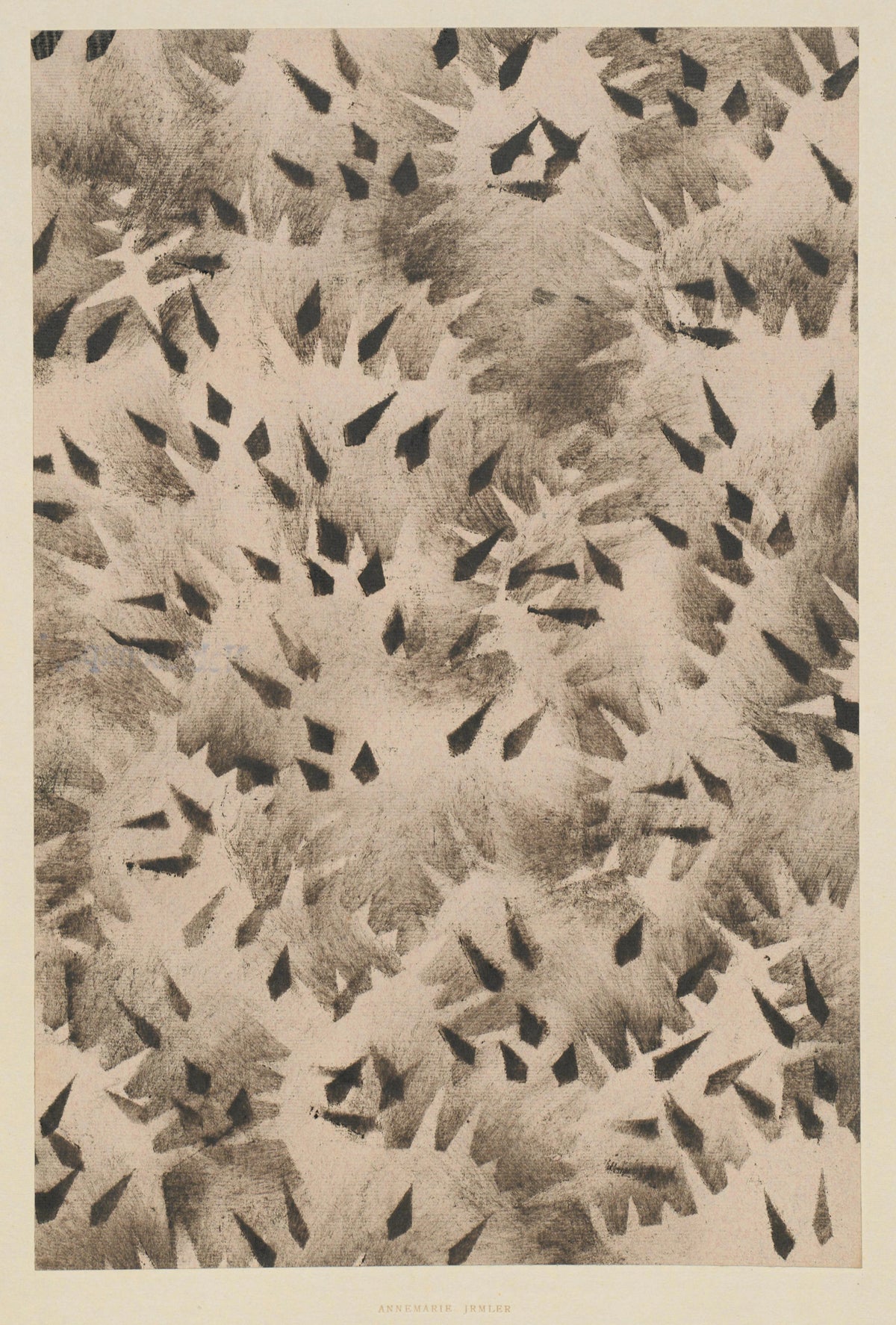Annemarie Irmler - Schabloniertes Papier (Schablonenwischpapier) (1915 - 1927)