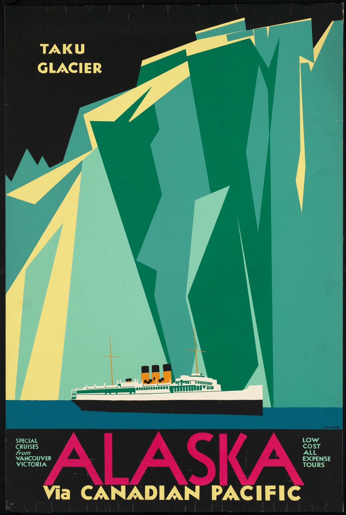 Anonim - Alaska via Canadian Pacific. Taku Glacier
