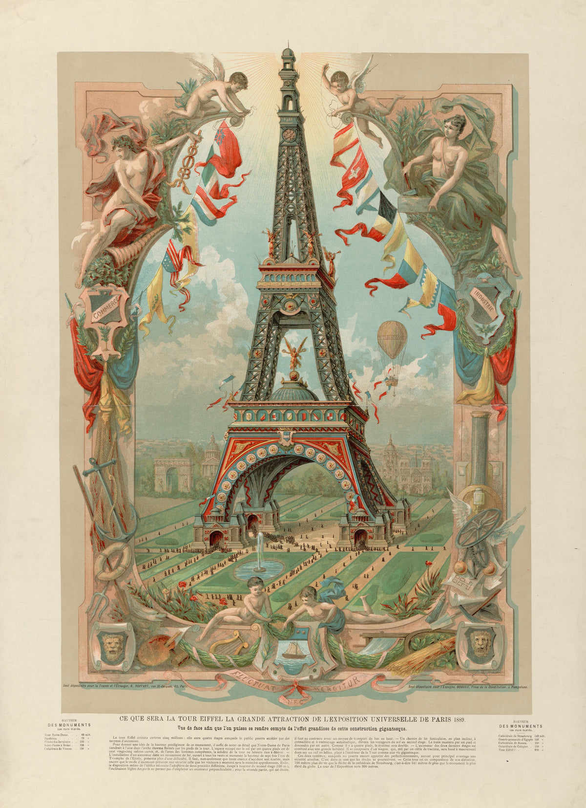 Anonim - Ce que sera la tour Eiffel la grande attraction de l'Exposition universelle de Paris 1889
