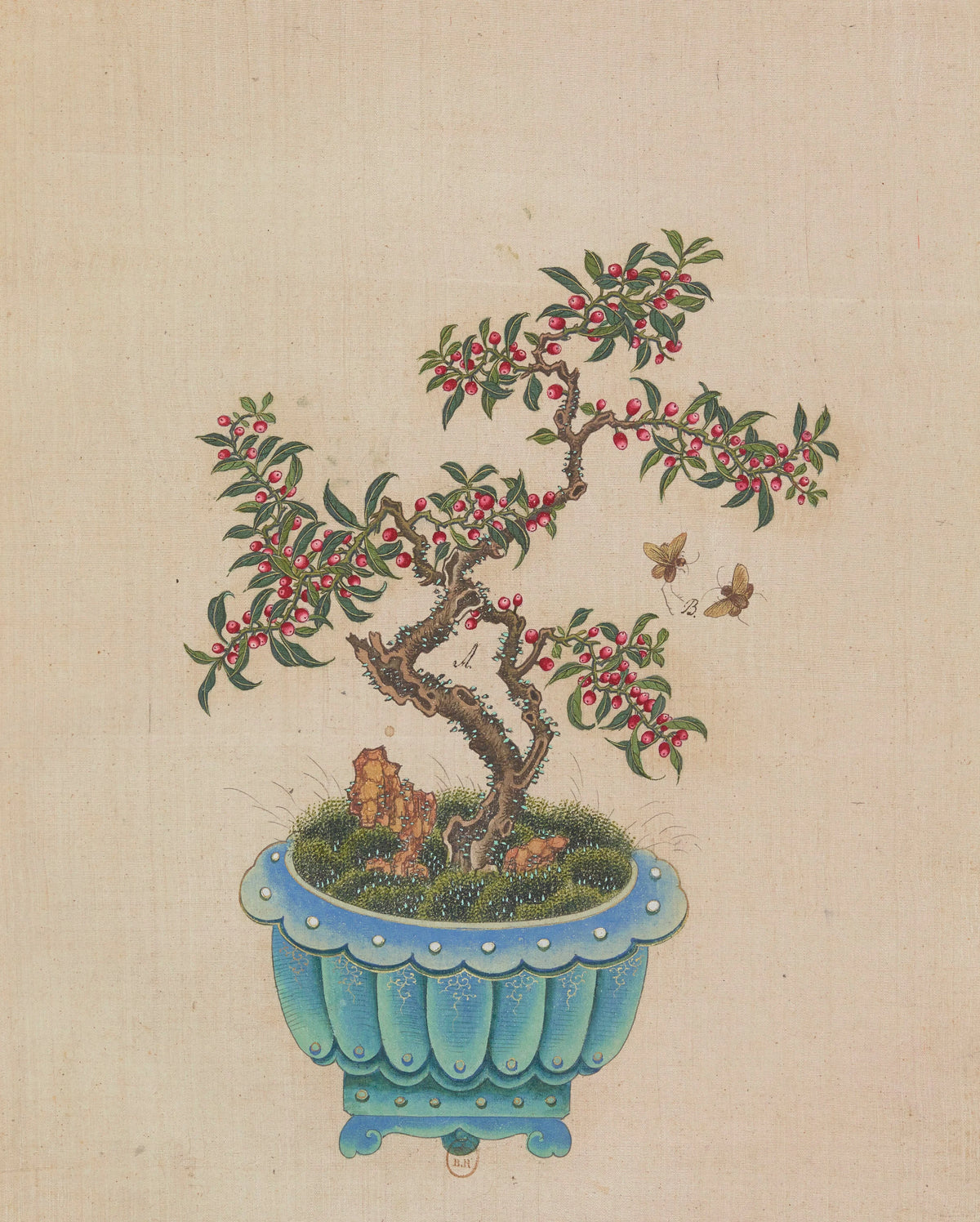Anonim - Flowers, birds and insects Pl.41 (18th century)