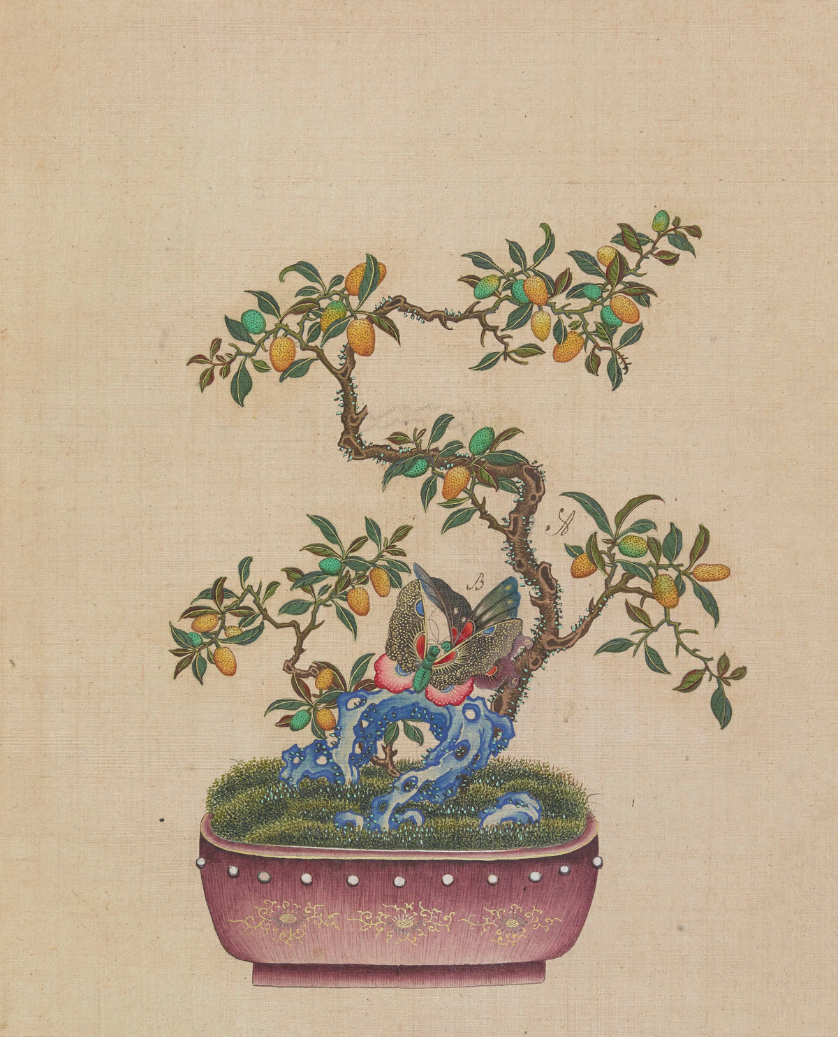 Anonim - Flowers, birds and insects Pl.42 (18th century)