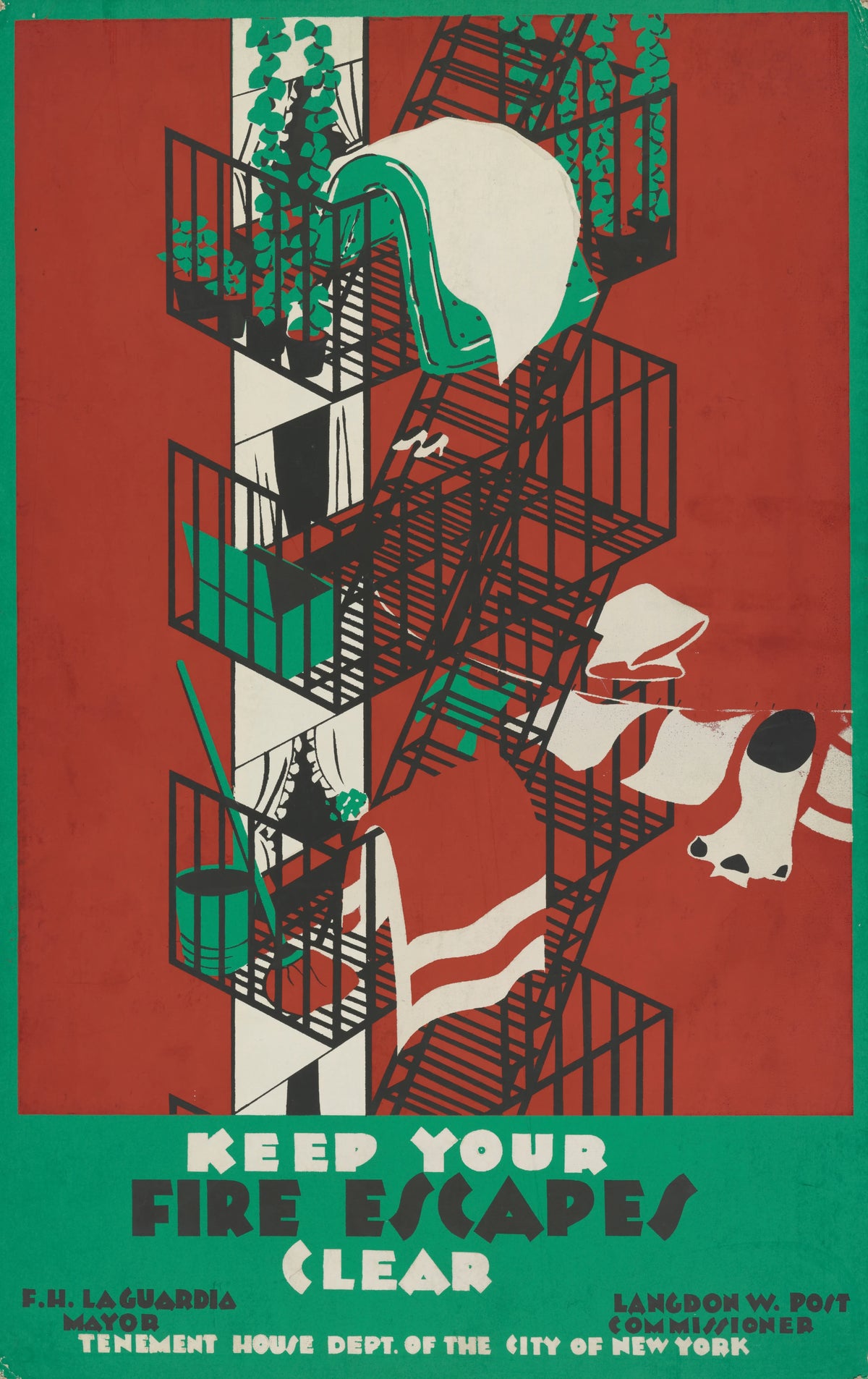 Anonim - Keep your fire escapes clear (1936)