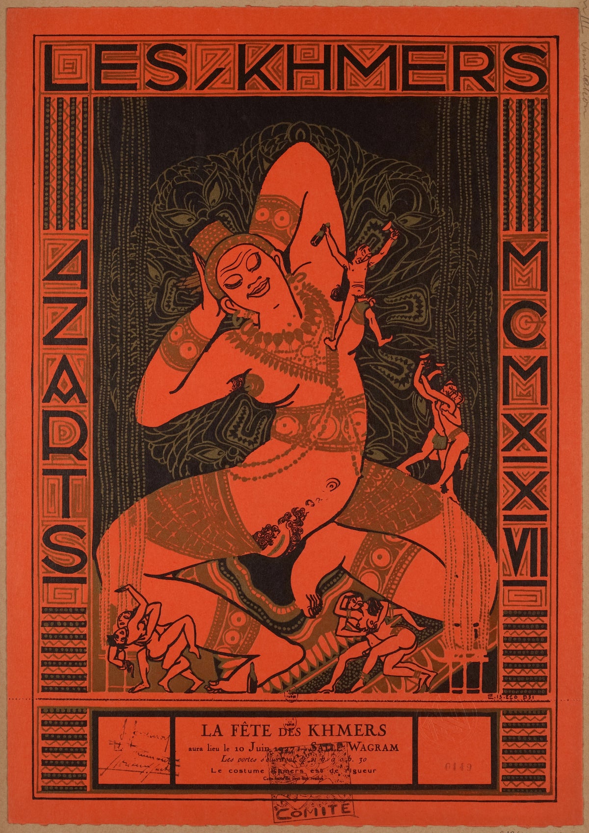 Anonim - Quat'Z'Arts, 10 Juin 1927 à la salle Wagram. Thème Le Cambodge Anti (1927)