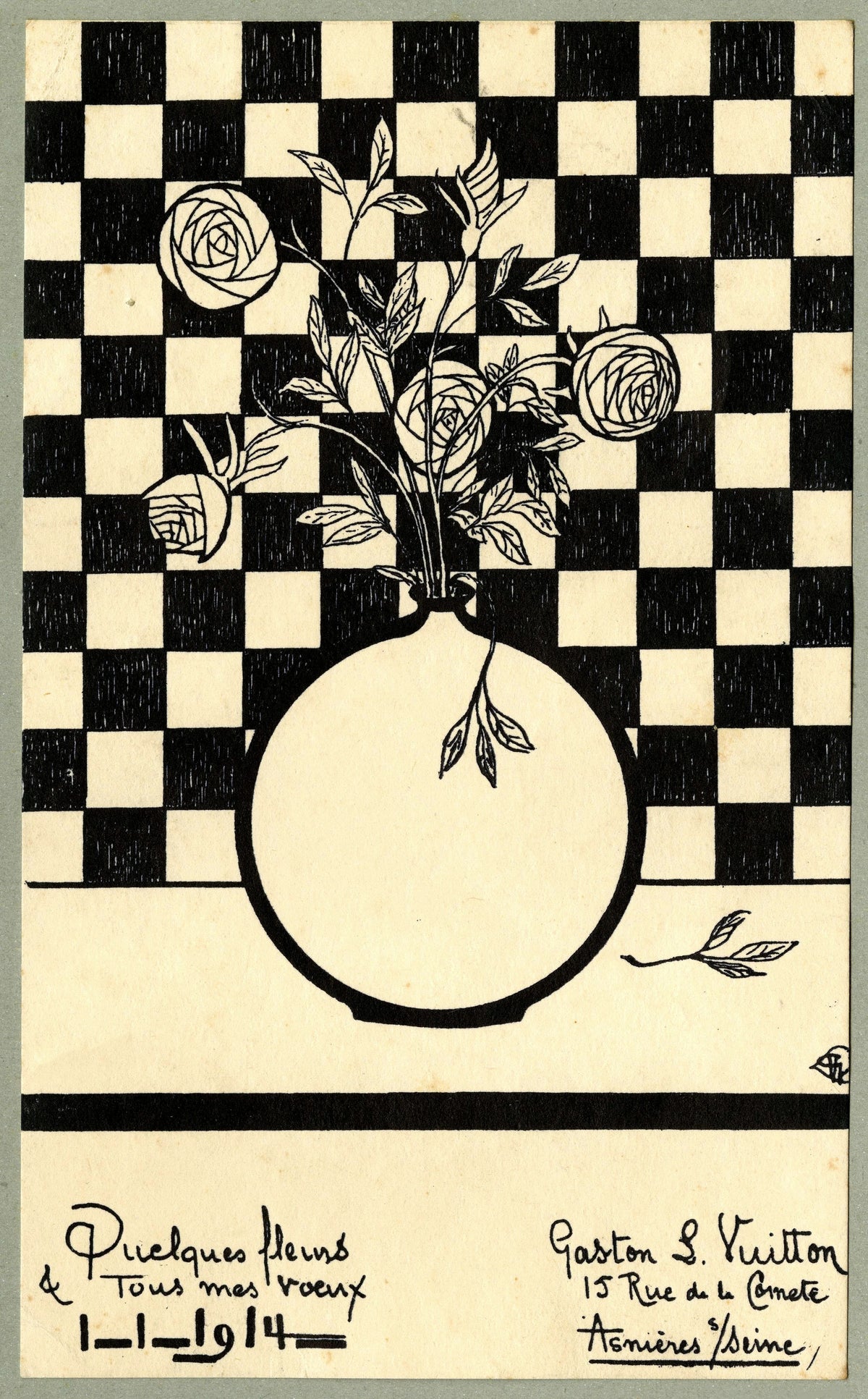 Anonim - Quelques fleurs & tous mes voeux (1914)