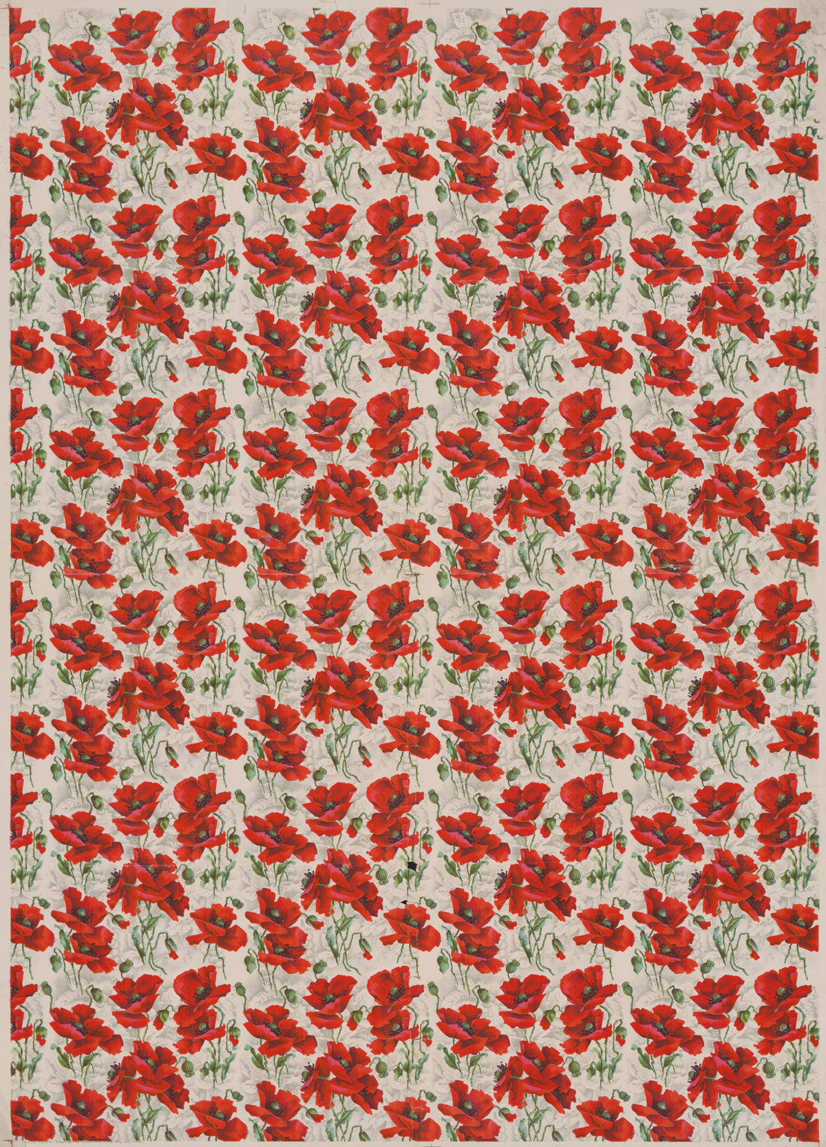 Anonim - Red poppy design (1911)