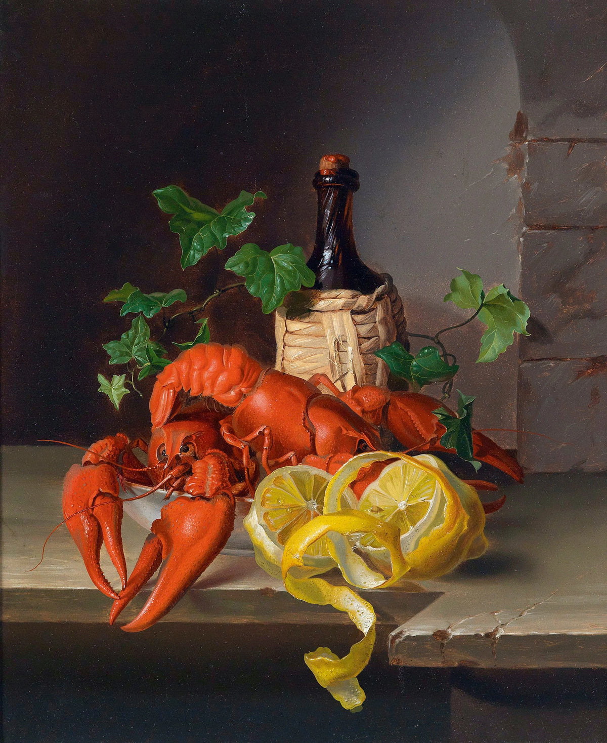 Anonim - Stillleben Mit Hummer (c1890)