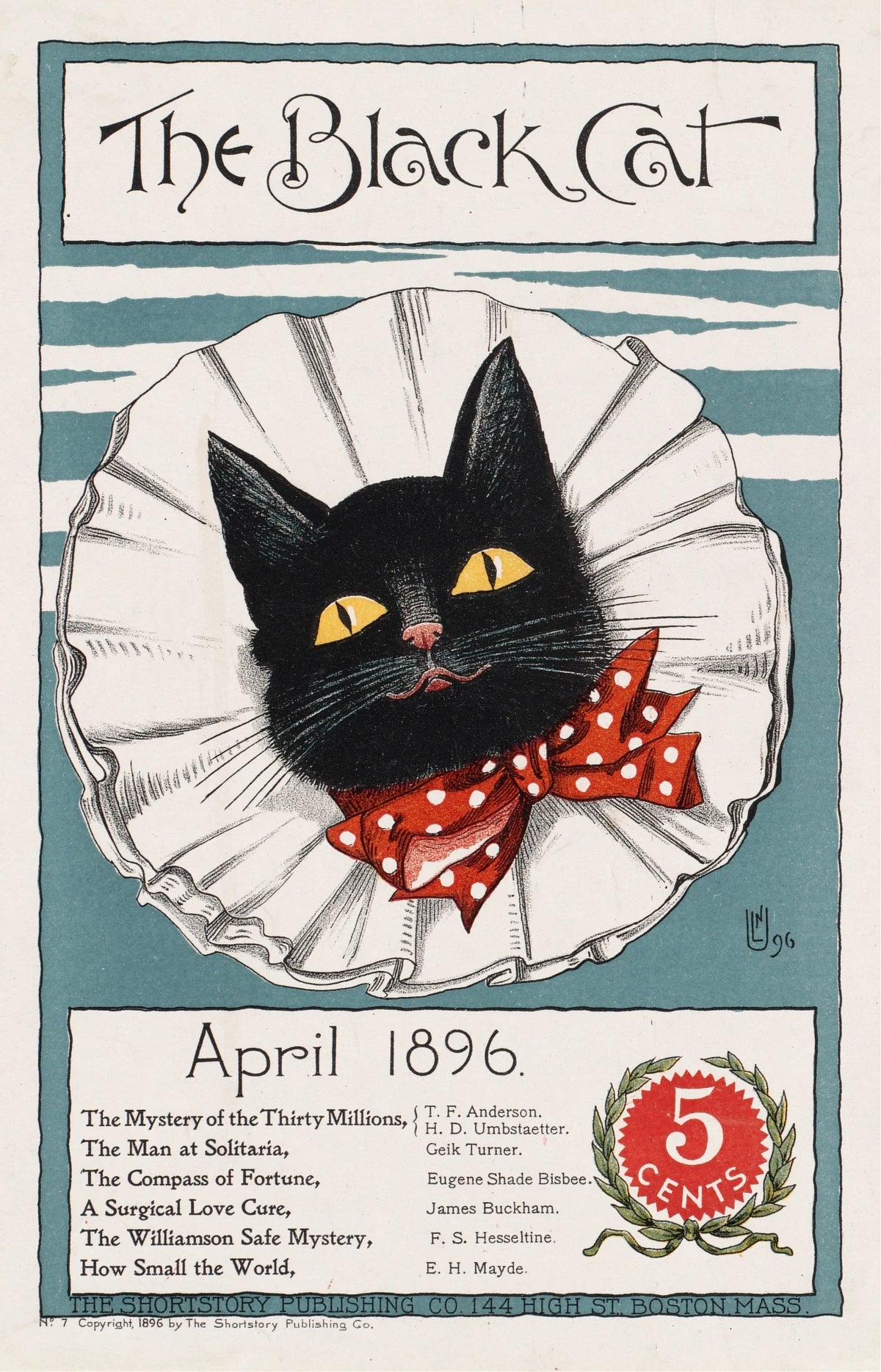 Anonim - The black cat, April 1896 (1896)