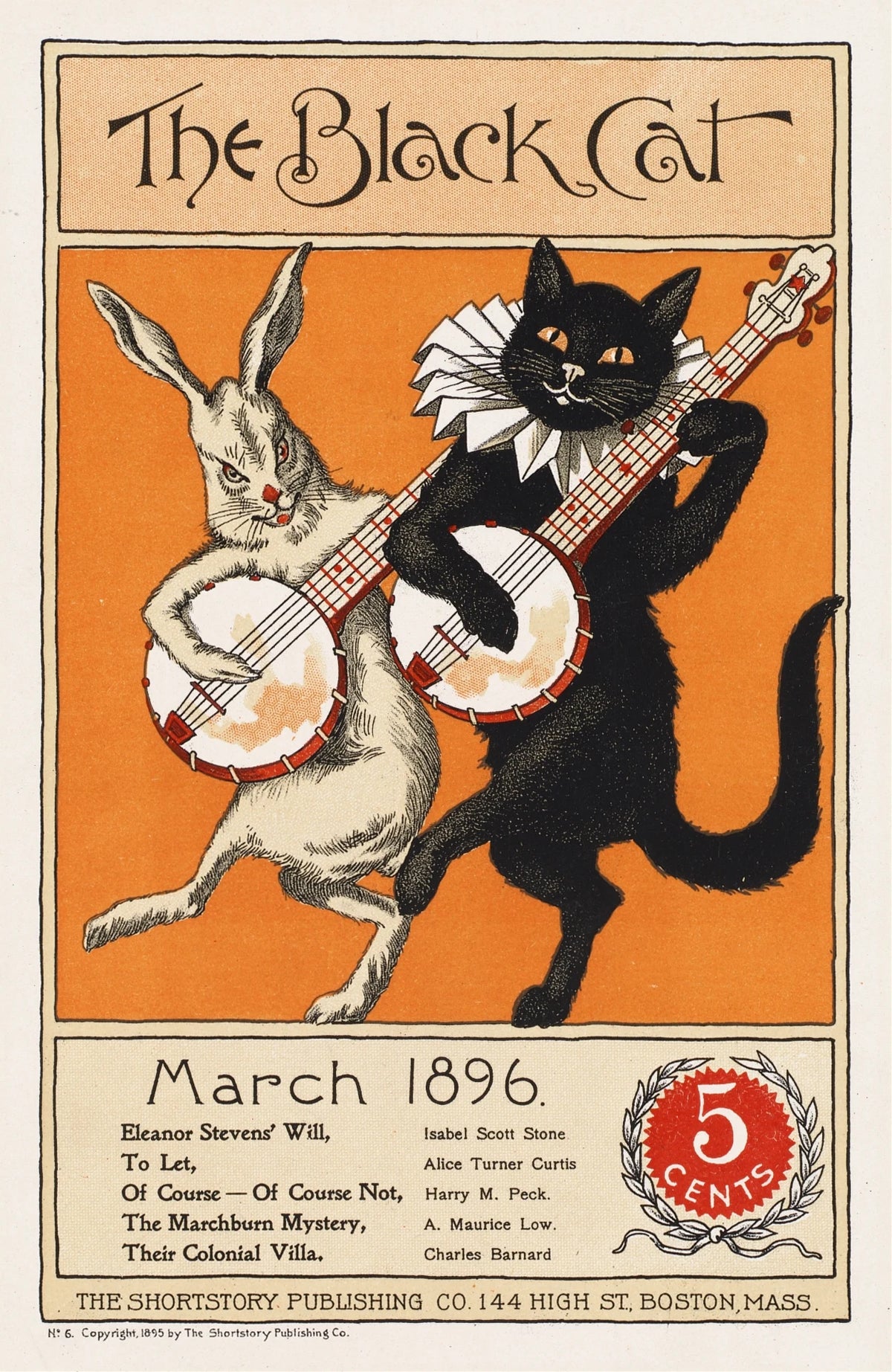 Anonim - The black cat, March 1896 (1896)