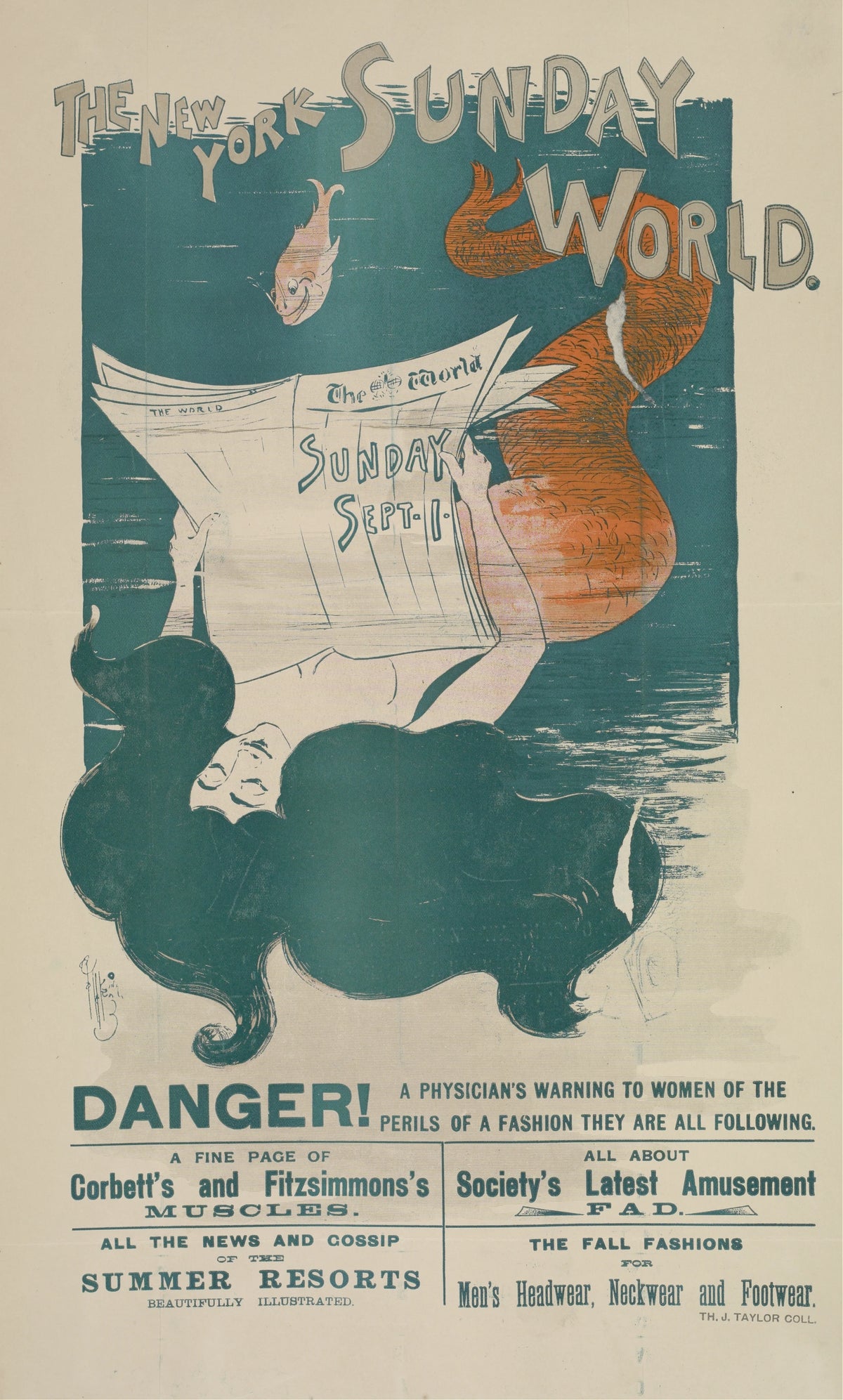 Anonim - The New York Sunday world. Sunday Sept 1. 1895 (1895)