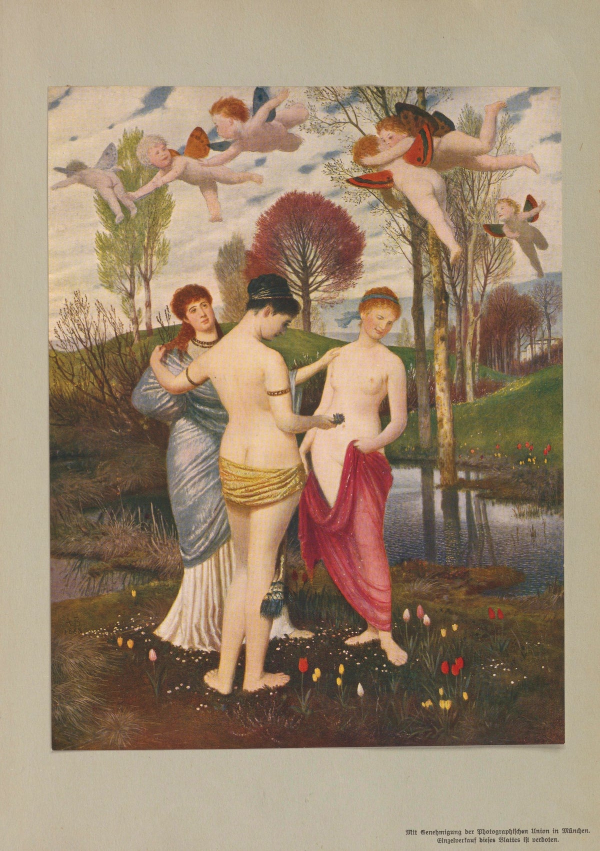 Arnold Böcklin - Frühlingshymne (19th century)