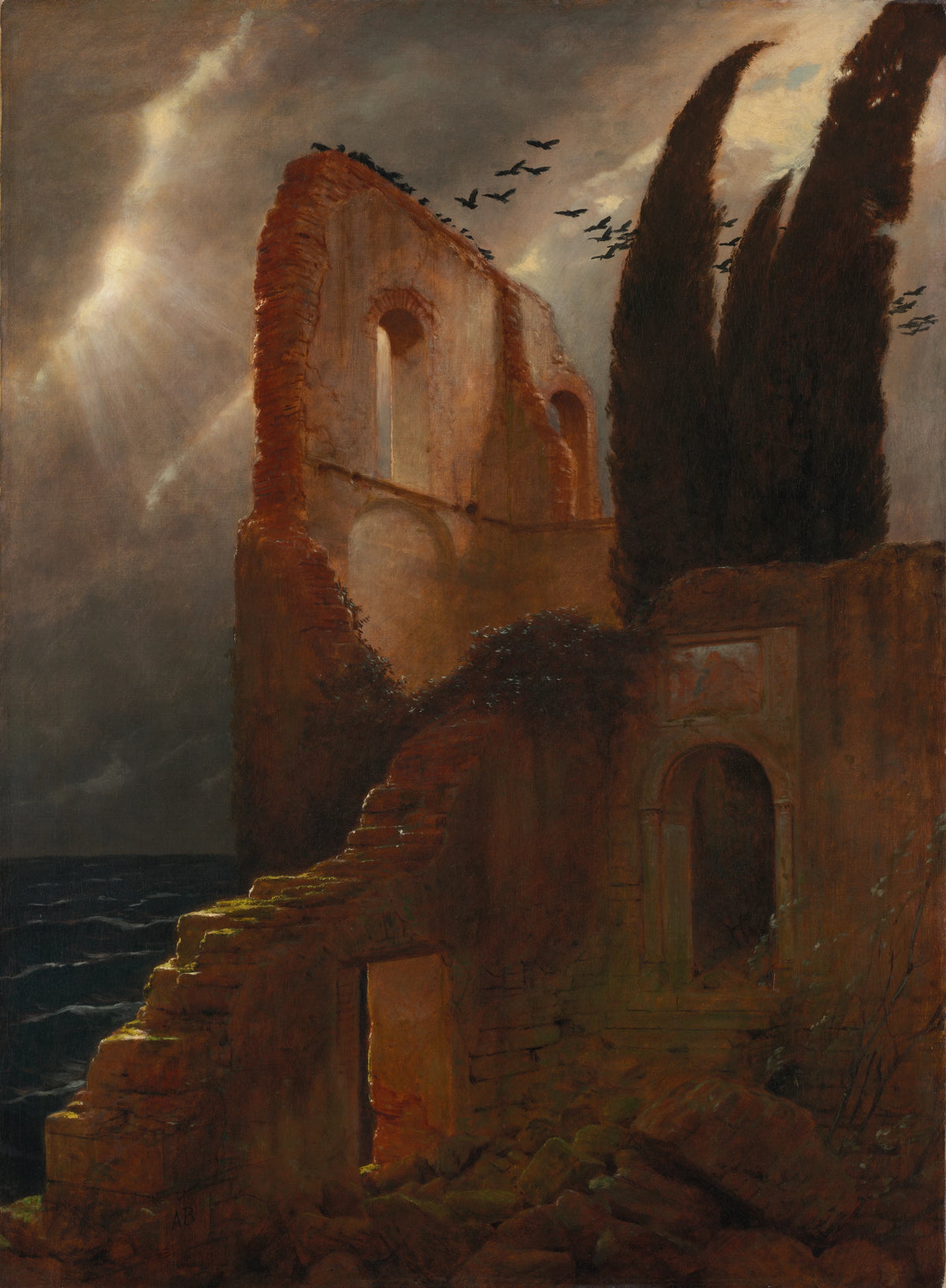 Arnold Böcklin - Ruin by the Sea (1881)