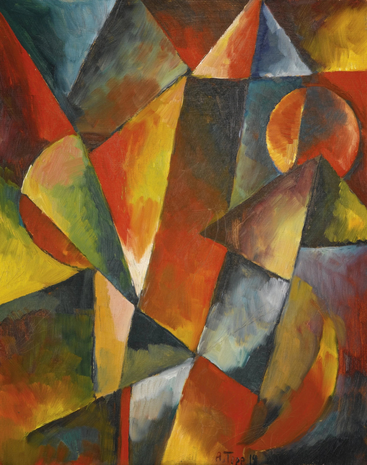 Arnold Topp - Ohne Titel (Untitled) (1919)