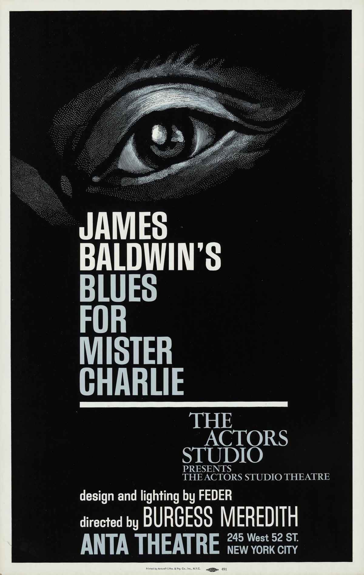 Artcraft Lithograph - Blues for Mister Charliey (1964)