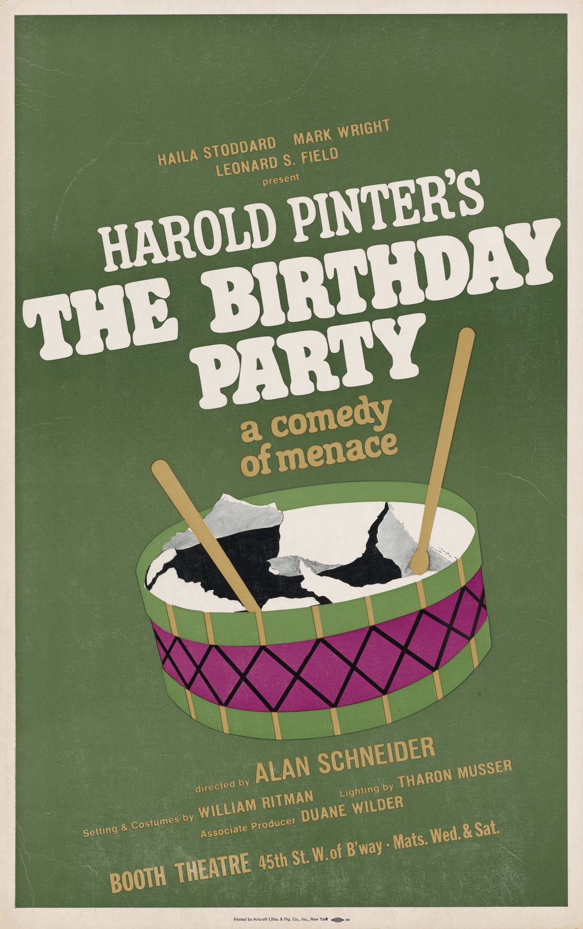 Artcraft Lithograph - The Birthday Party (1967)
