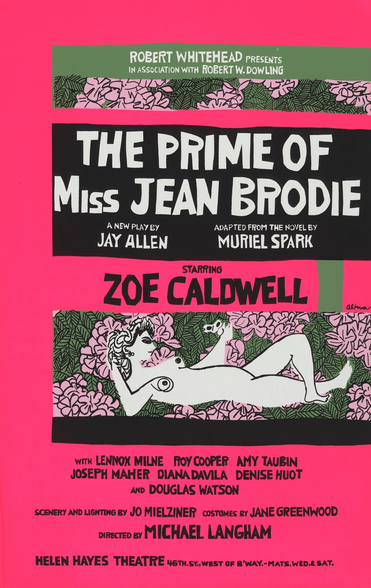 Artcraft Lithograph - The Prime of Miss Jean Brodie (1968)