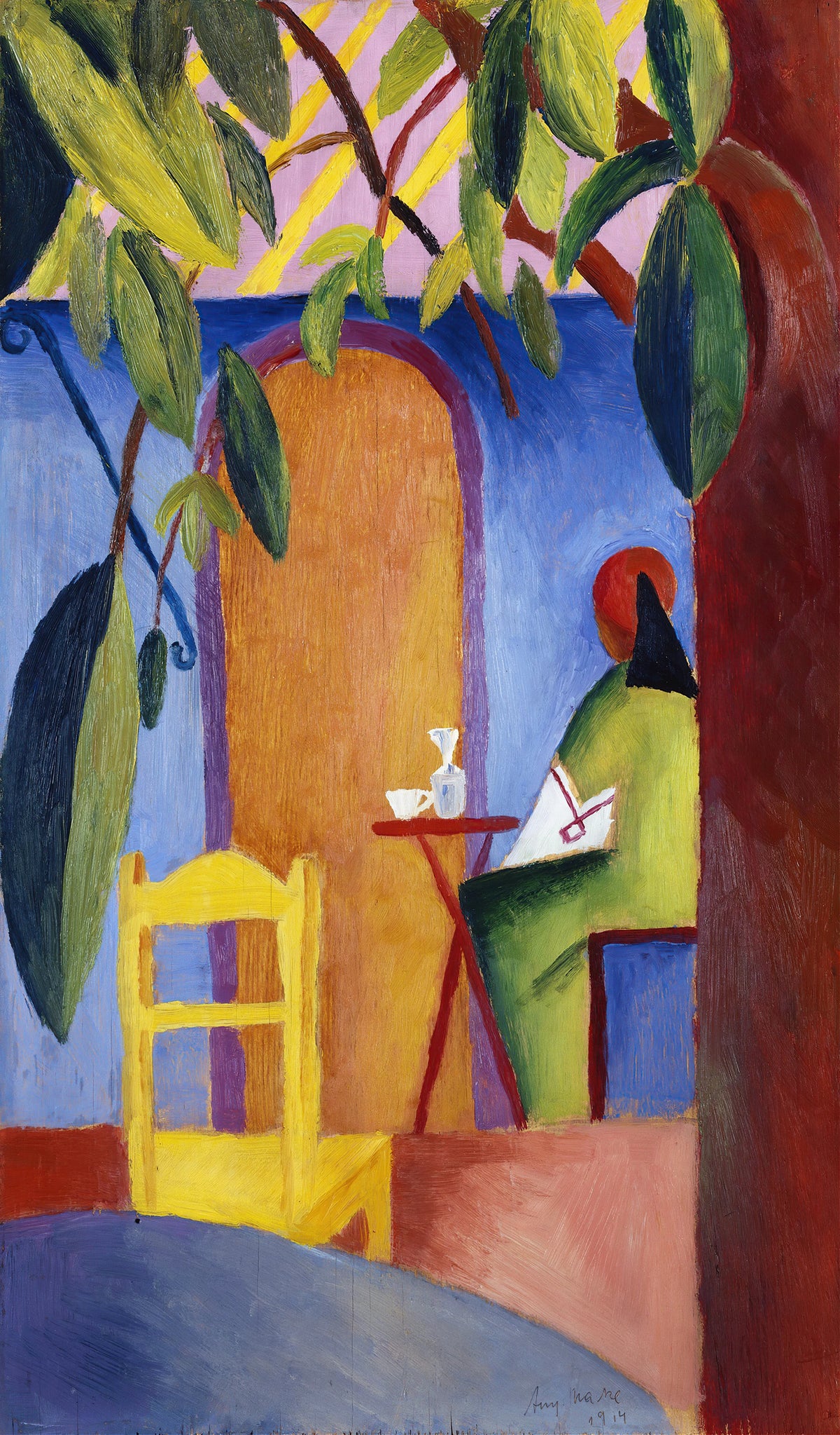 August Macke - Turkish Café (1914)