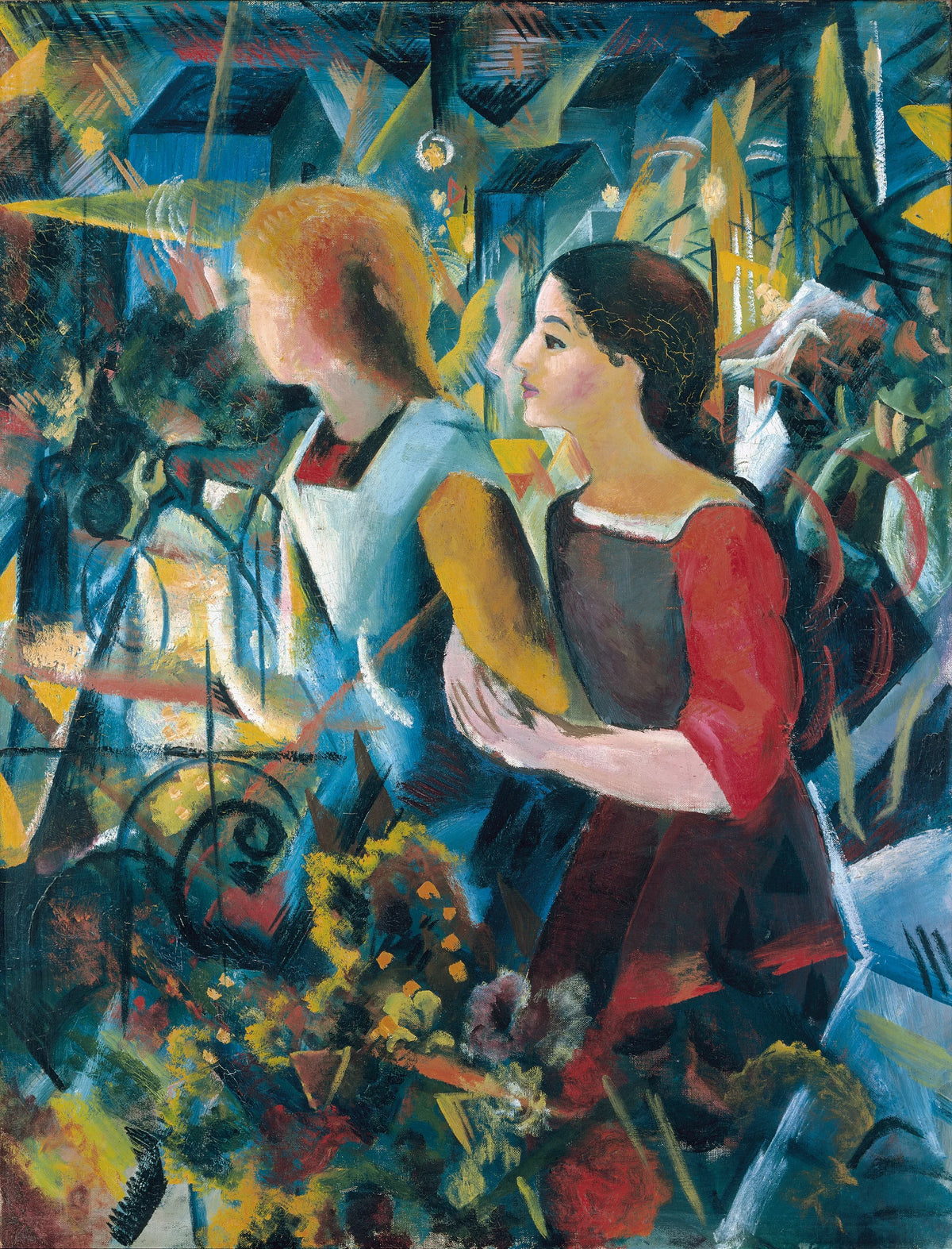 August Macke - Two Girls (1913)