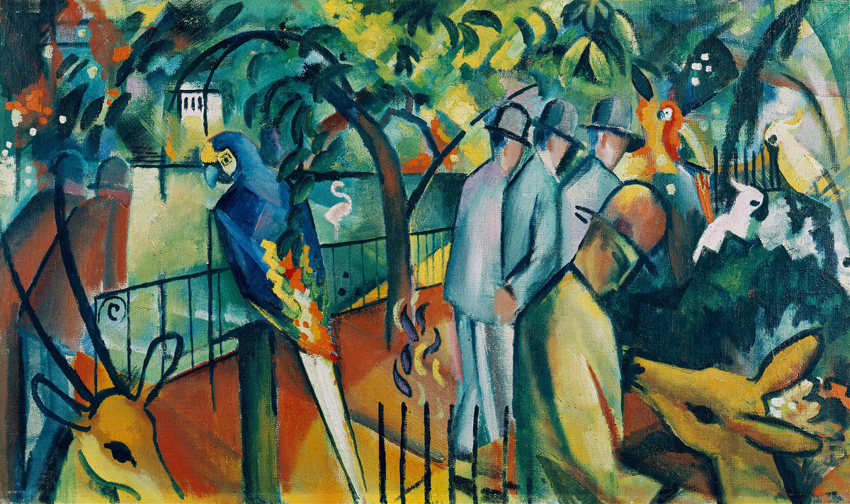 August Macke - Zoological Garden I (1912)