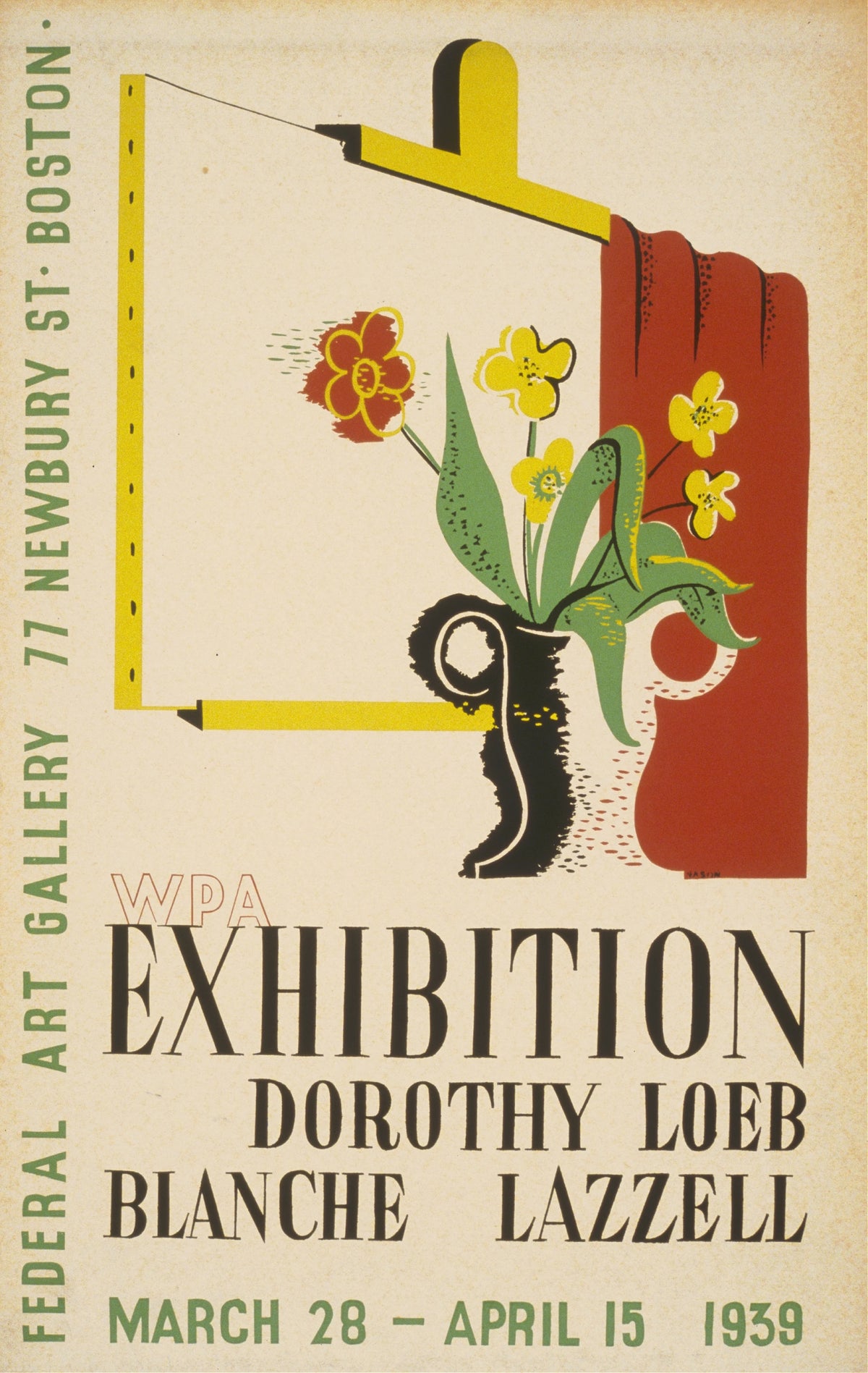 Ben Nason - WPA exhibition of Dorothy Loeb and Blanche Lazzell (1936)