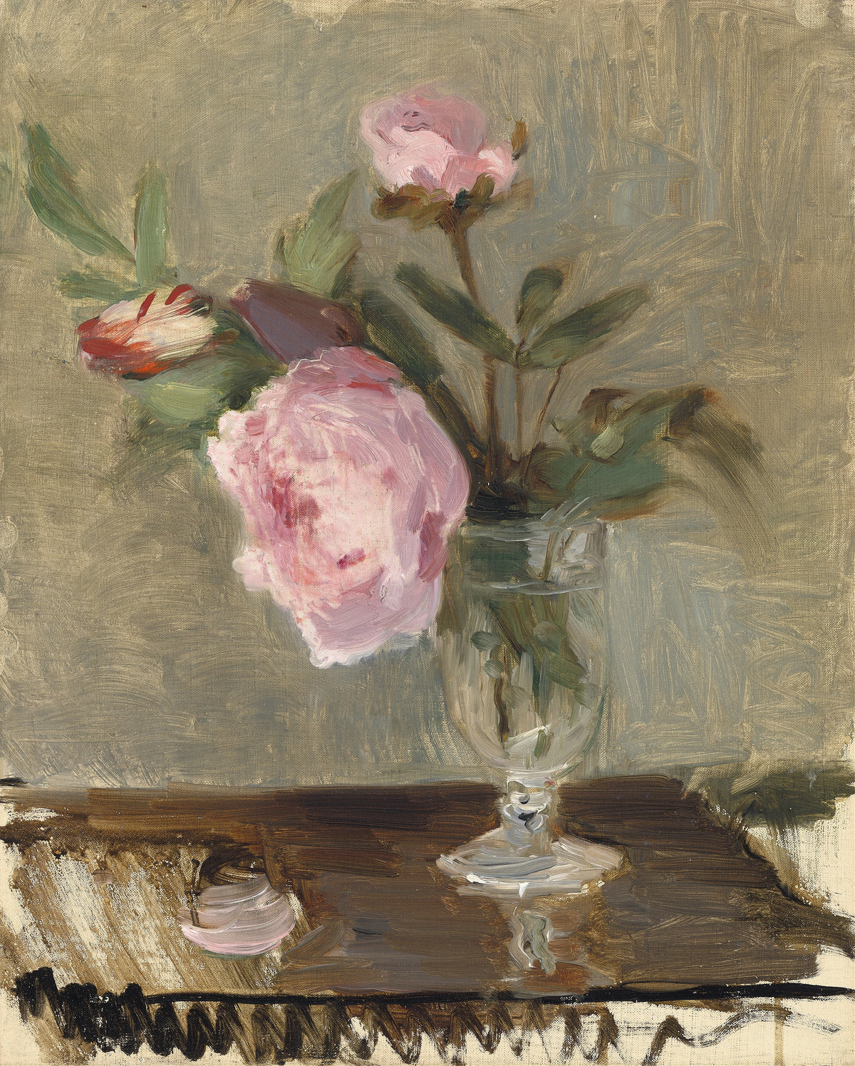 Berthe Morisot - Peonies (circa 1869)