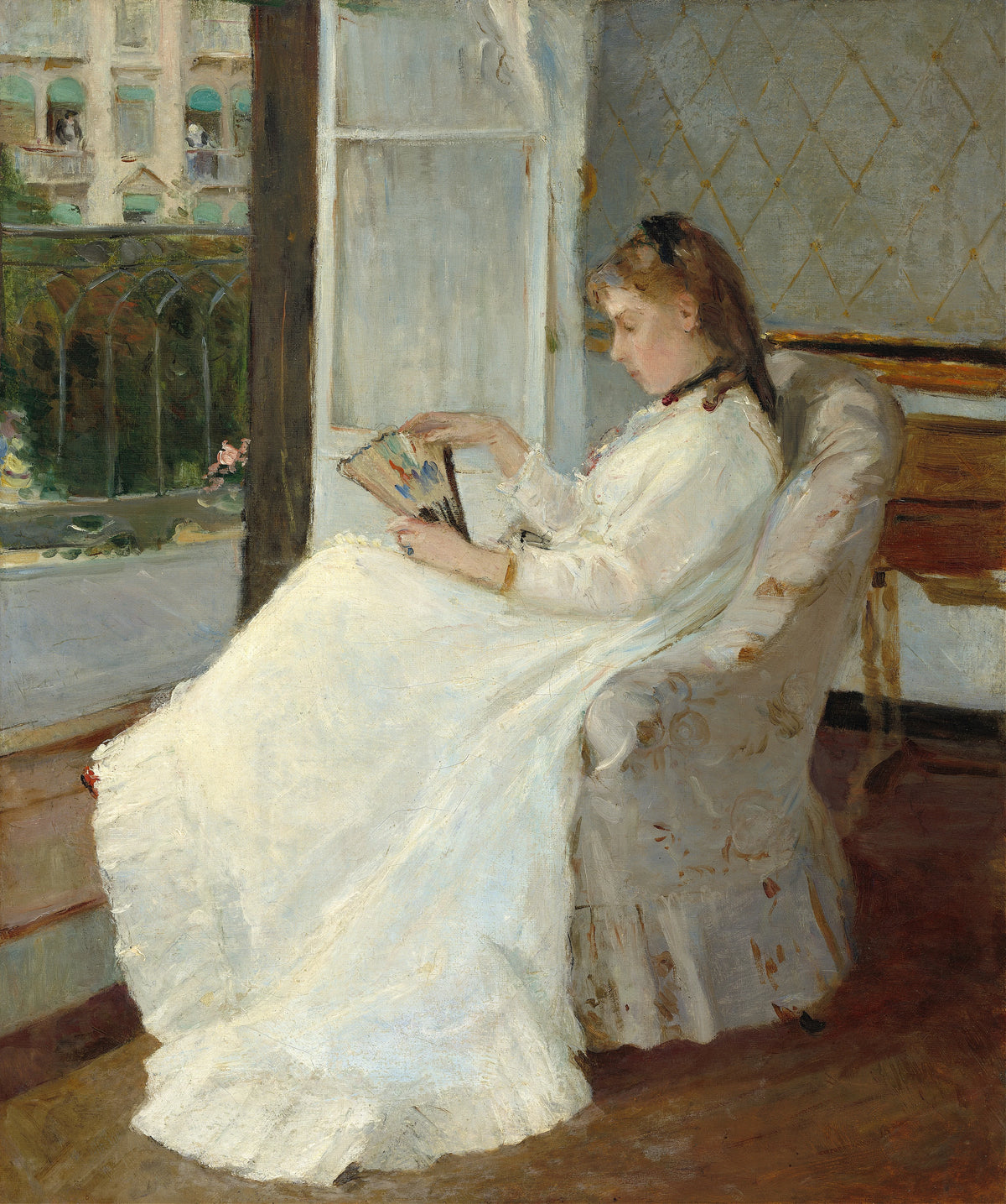 Berthe Morisot - The Artist's Sister at a Window (1869)