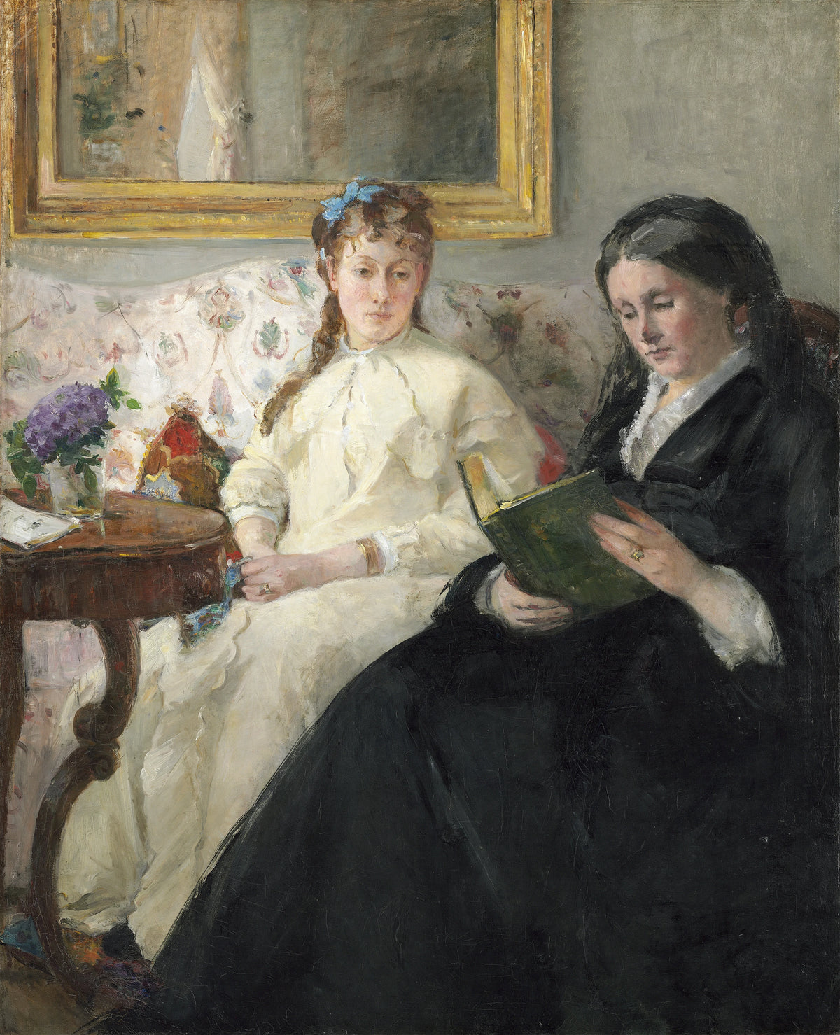 Berthe Morisot - The Mother and Sister of the Artist (1869-1870)