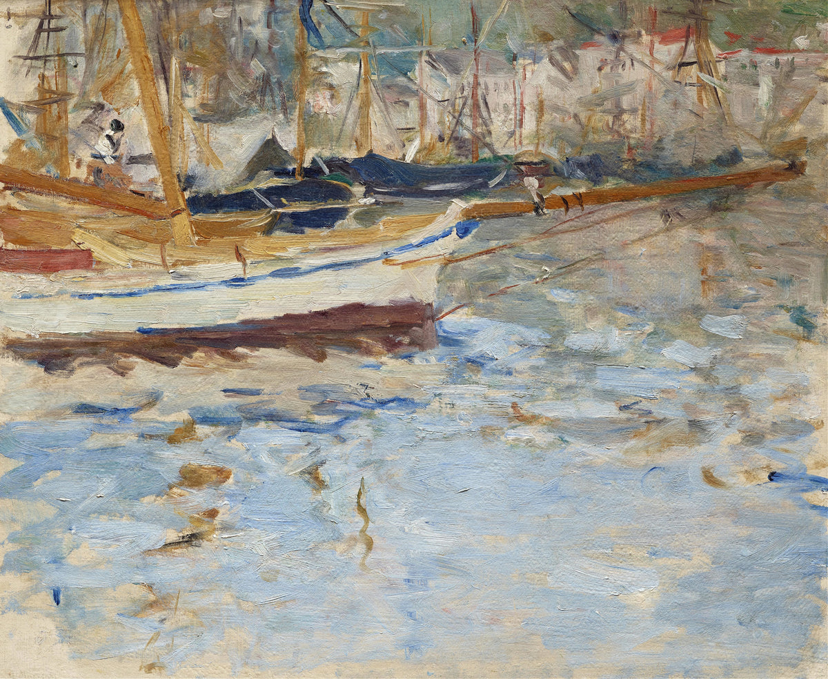 Berthe Morisot - The Port of Nice (1881-1882)