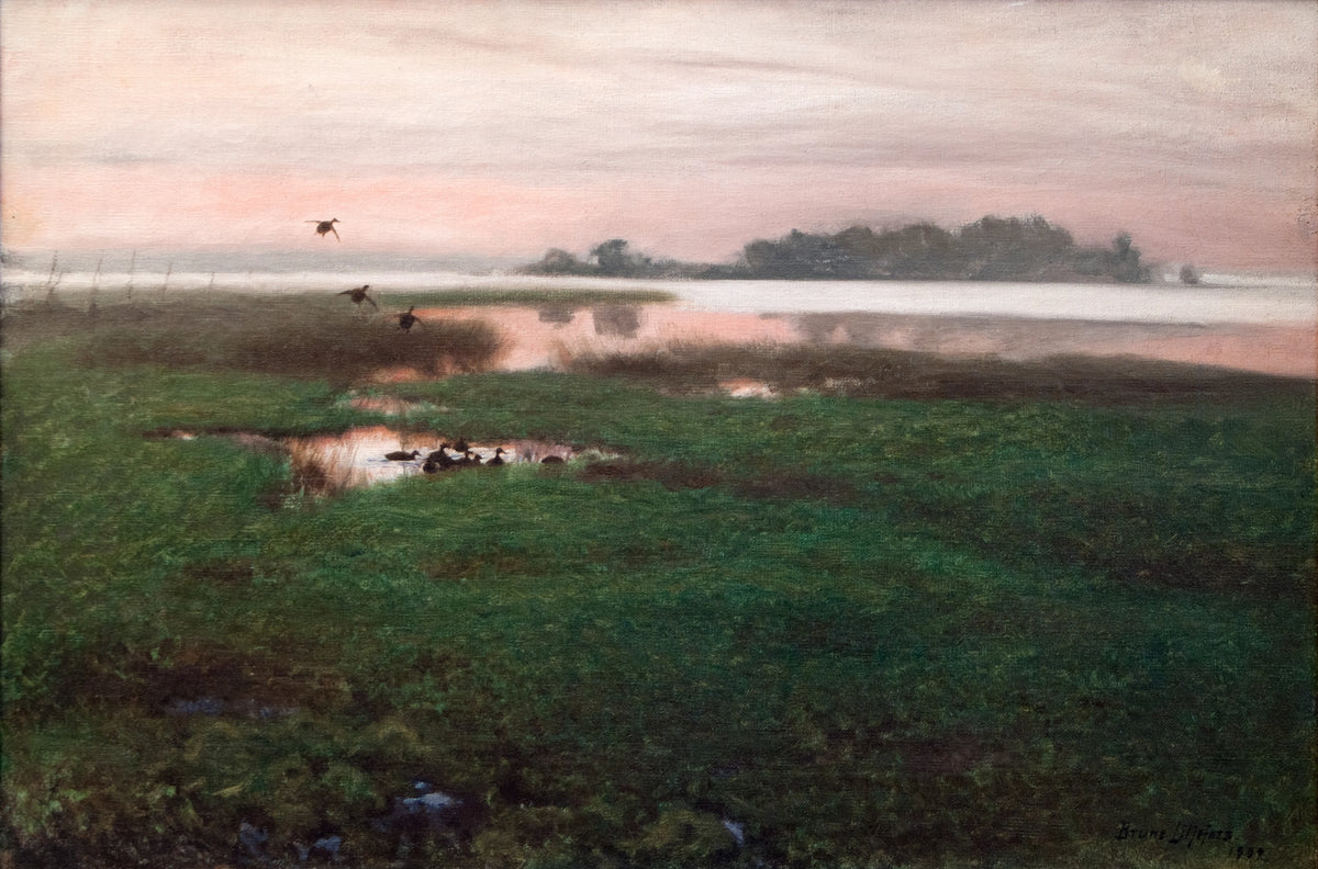 Bruno Liljefors - Evening Landscape (1902)
