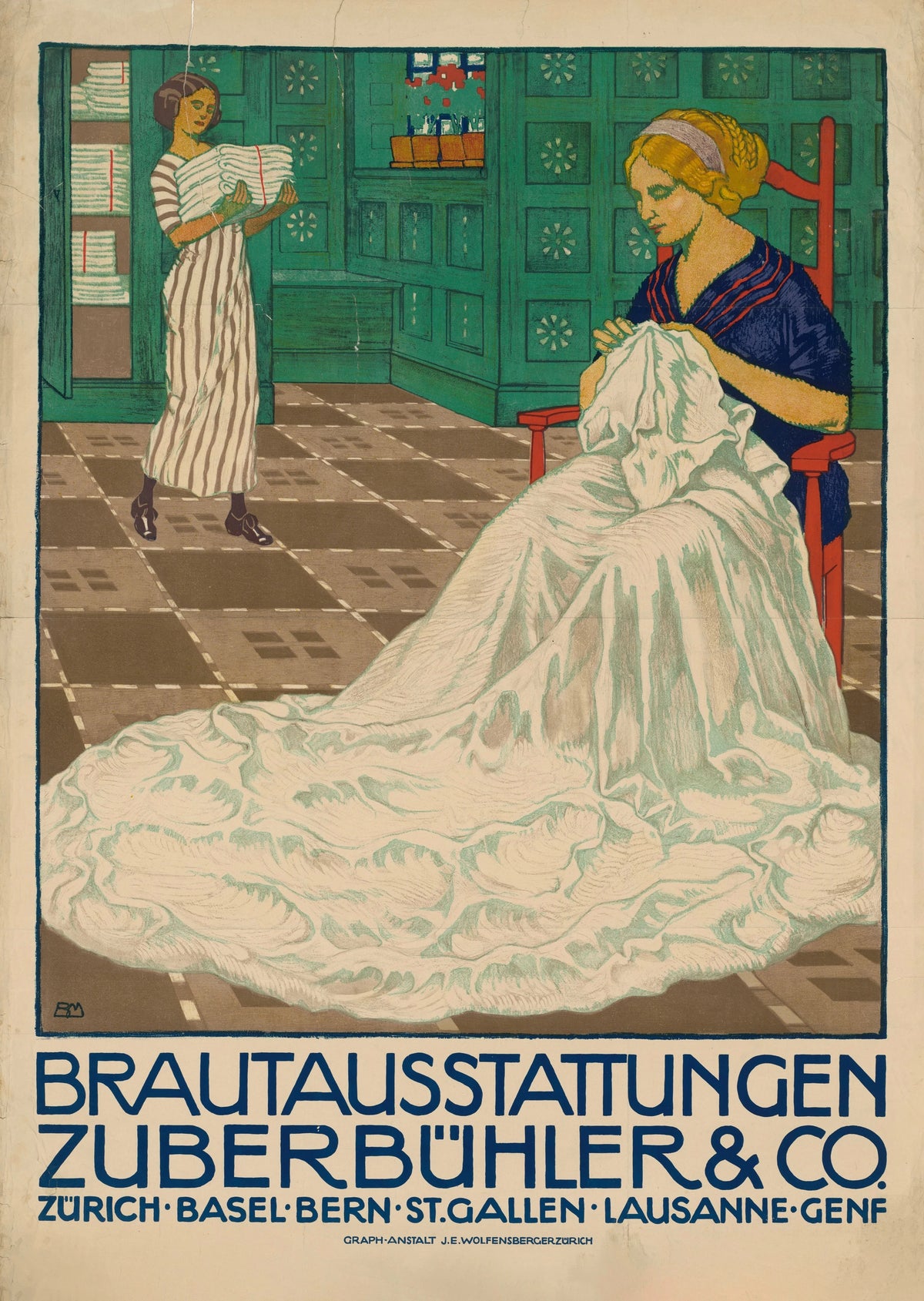 Burkhard Mangold - Brautausstattungen. Zuberbühler & Co (1912)