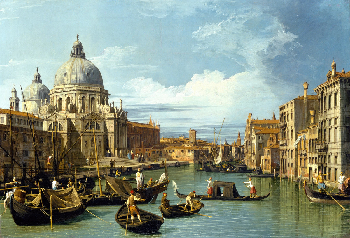 Canaletto - The Entrance to the Grand Canal, Venice (circa 1730)