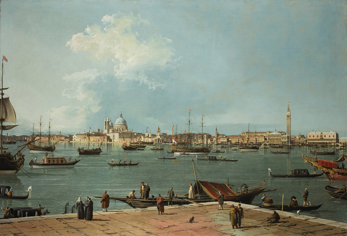 Canaletto - Venice, the Bacino di San Marco from San Giorgio Maggiore (circa 1735-1744)