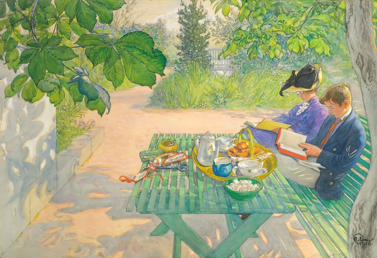 Carl Larsson - Holiday Reading (1916)