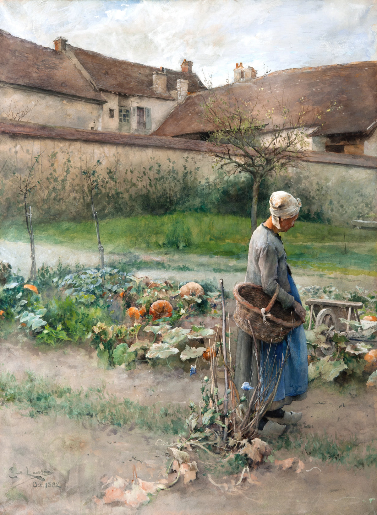 Carl Larsson - October (1882)