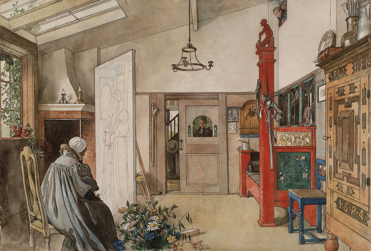Carl Larsson - The Studio