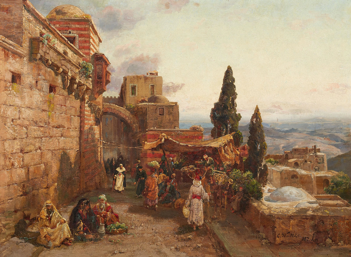 Carl Wuttke - Stadttor in Tunis