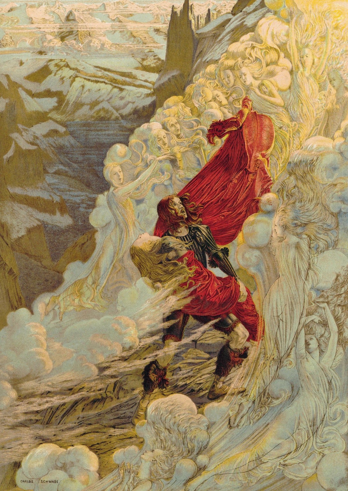 Carlos Schwabe - Fervaal (1898)