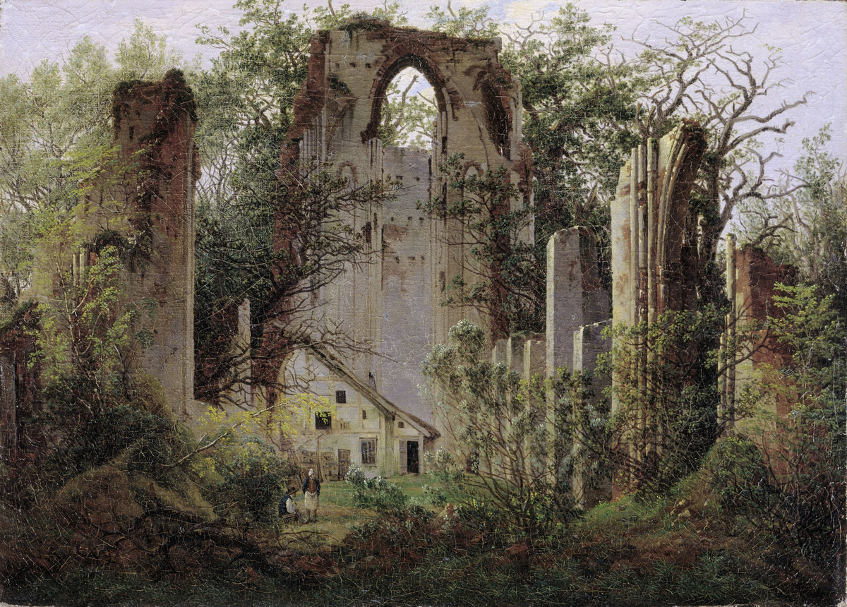 Caspar David Friedrich - Monastery ruin Eldena (1824)