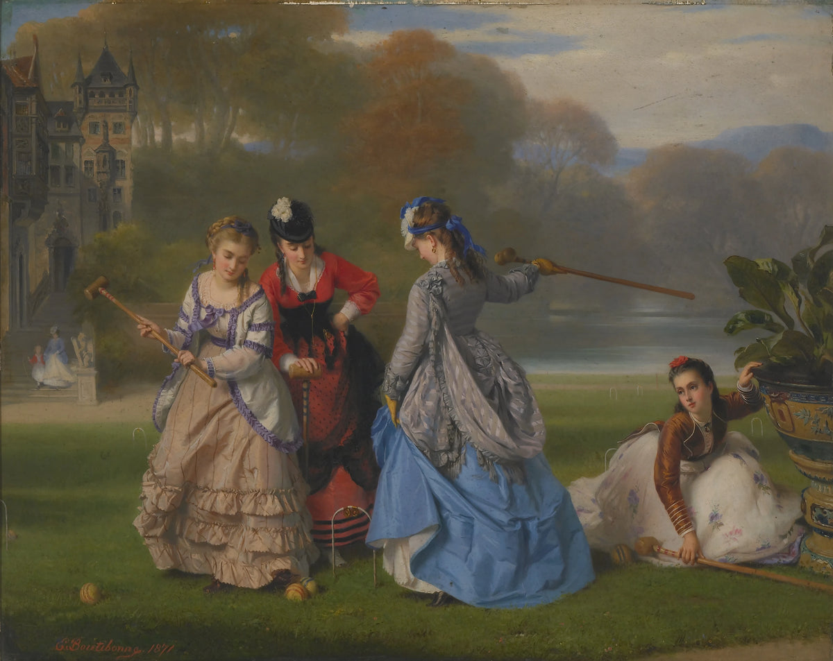Charles Edouard Boutibonne - Croquet Players (1871)