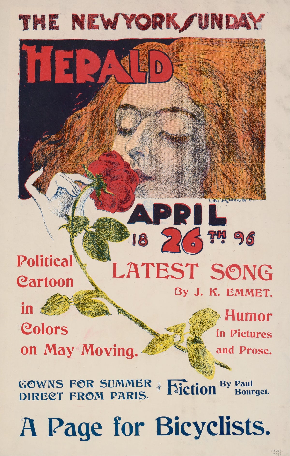 Charles Hubbard Woodbury - The New York Sunday Herald, April 26th 1896 (1895)
