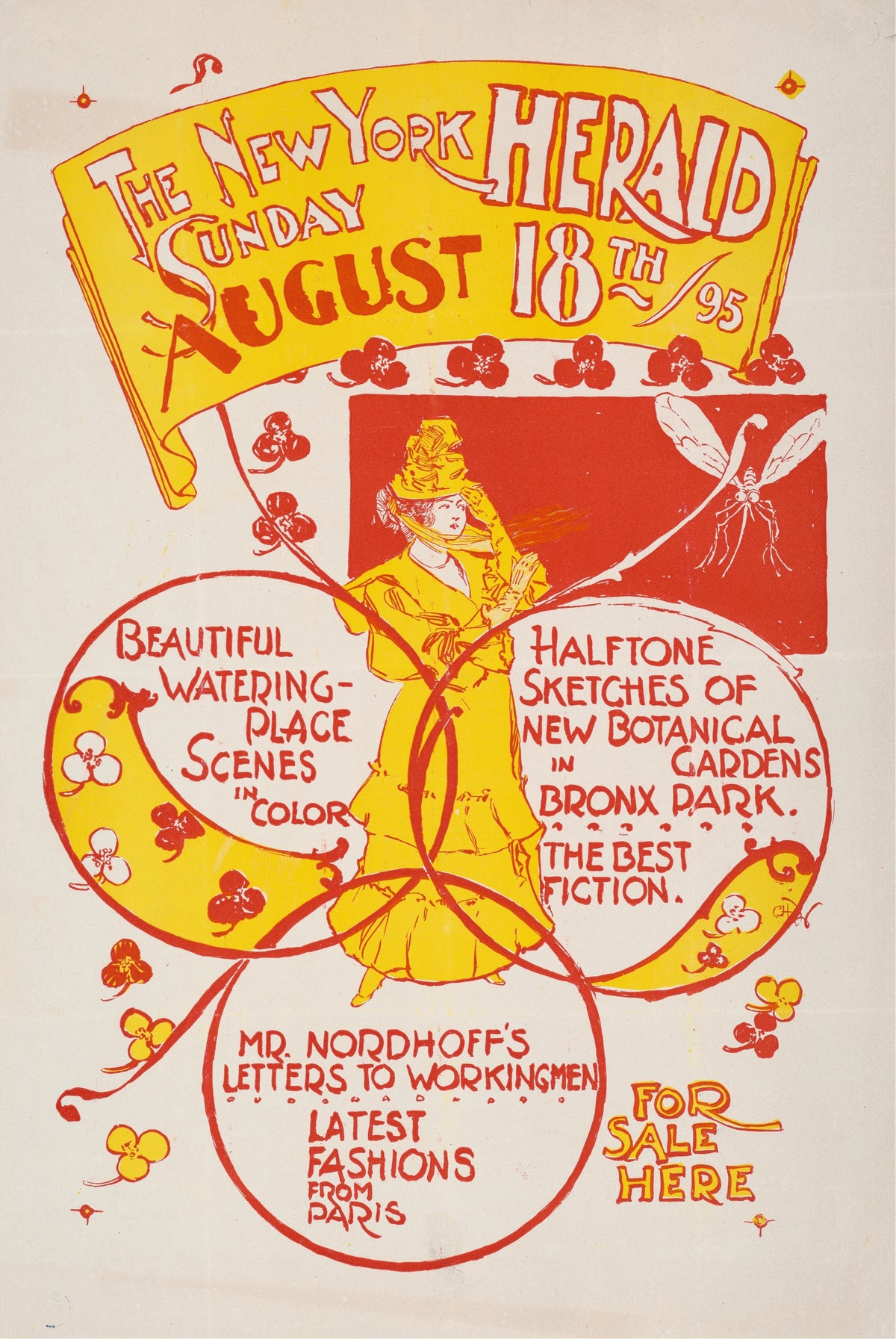 Charles Hubbard Woodbury - The New York Sunday Herald, August 18th 1895 (1895)